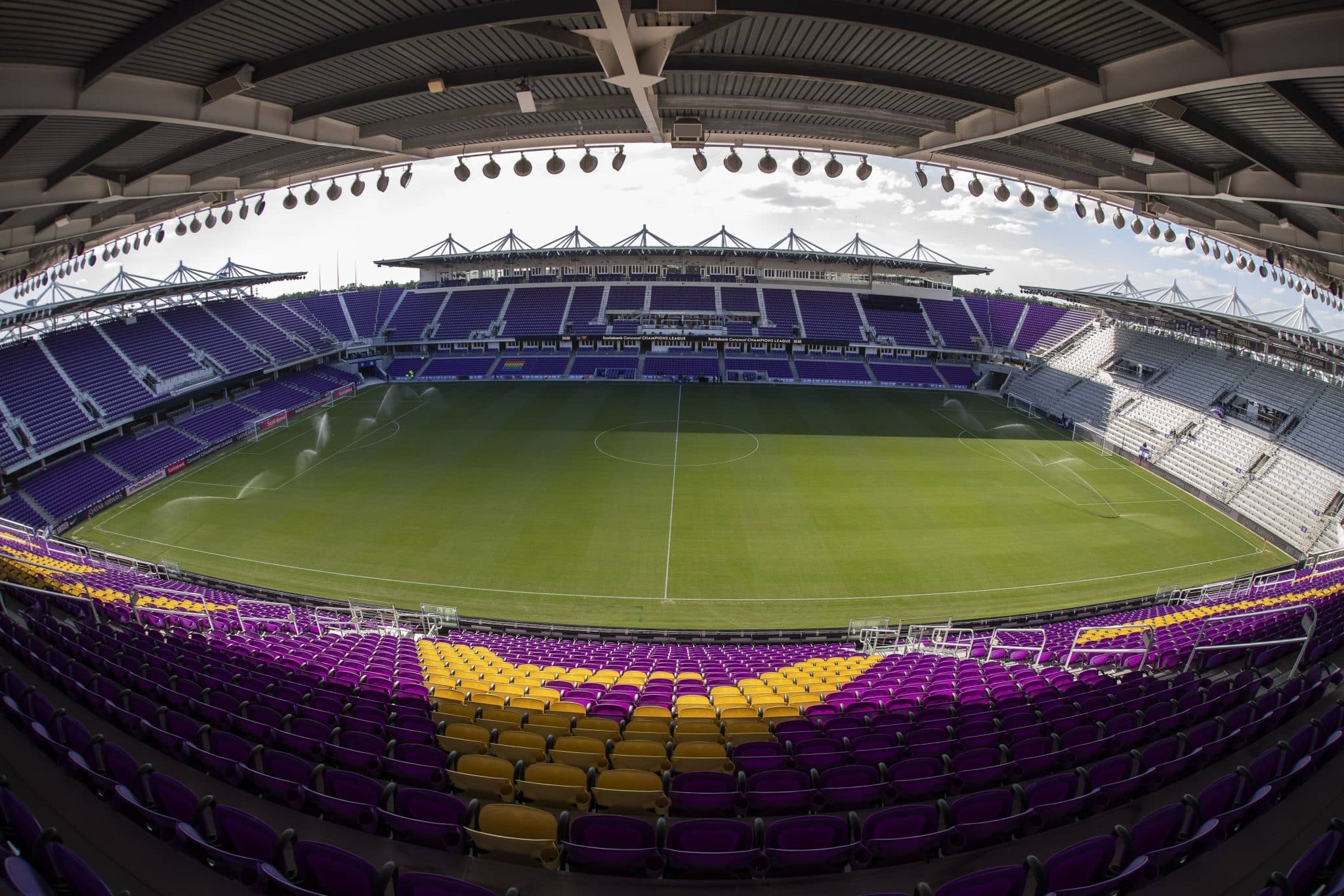 Inside view of Orlando City SC Stadium
