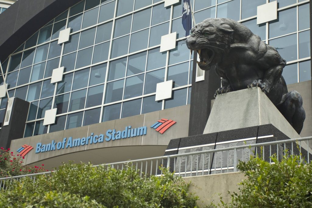 Bank of America Stadium entrance