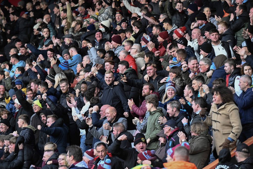 Bournemouth away section at the Vitality Stadium