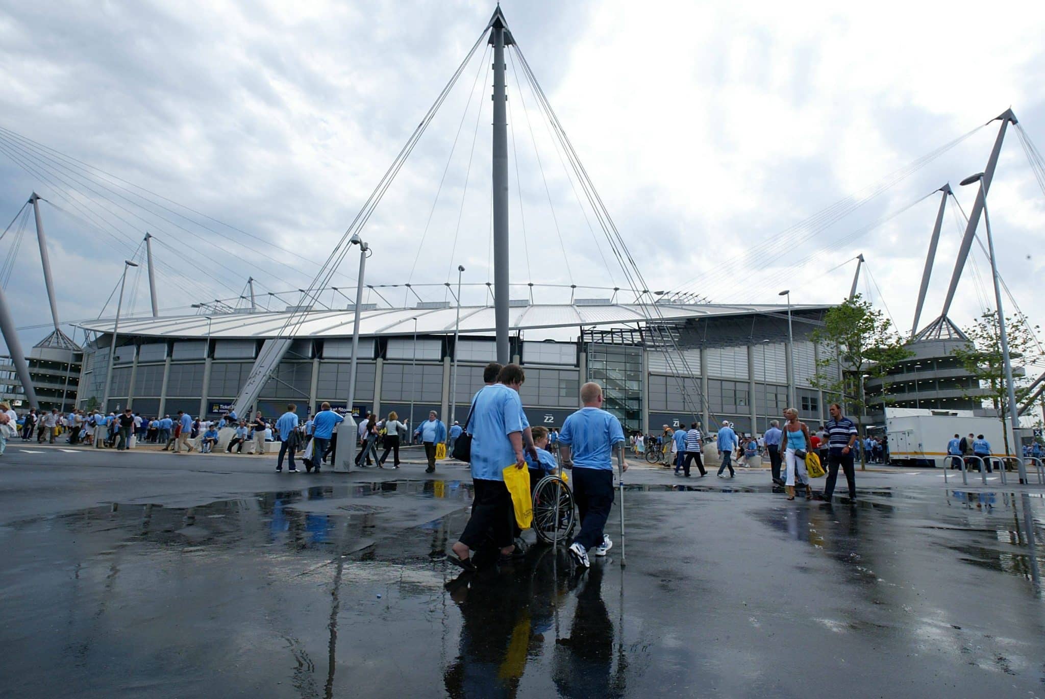 City of Manchester Stadium outside
