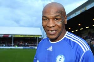Mike Tyson in a Peterborough kit - Photo by Imago