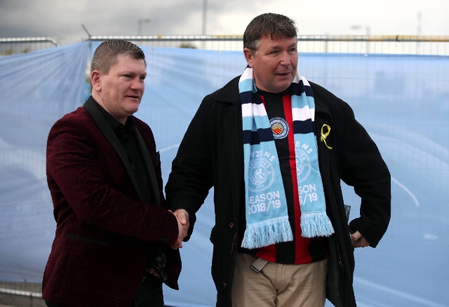 ricky hatton etihad stadium