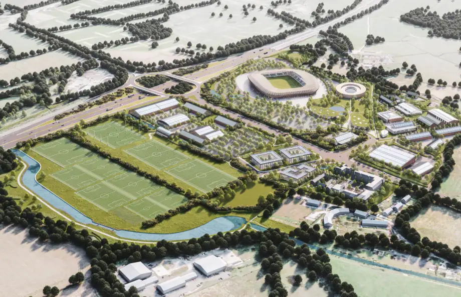 Forest Green Rovers new Stadium at Eco Park