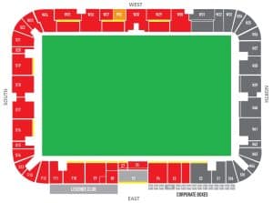 Doncaster Rovers seating plan
