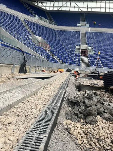 Everton new stadium secures drainage fix after flooding setback 1 Everton new stadium drainage solution