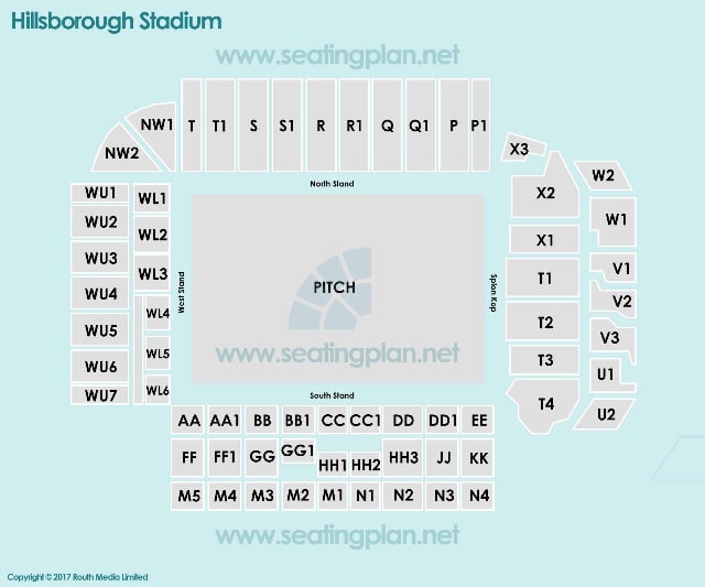hillsborough seating plan