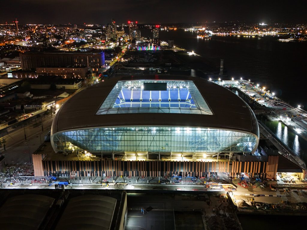 Everton new stadium drainage