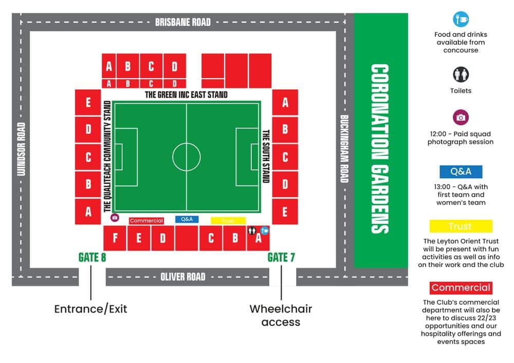 Gaughan Group Stadium seating plan