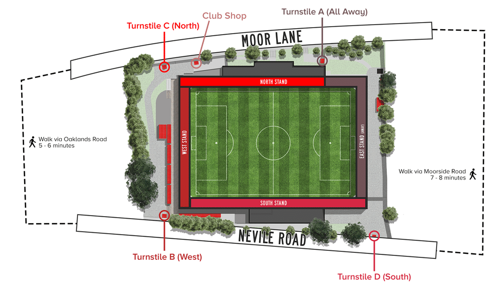 The Peninsula Stadium seating plan
