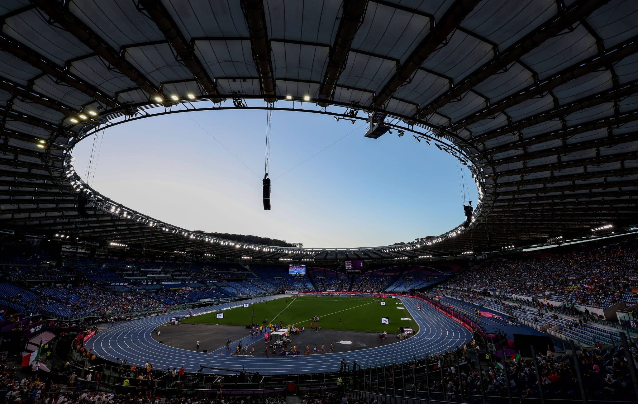 The 13 biggest stadiums in Europe: Where does Wembley rank? 2 Stadio Olimpico is one of the biggest venues in Europe.