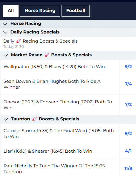 planet sport bet rocket boosts