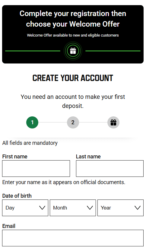 step by step registration guide for unibet