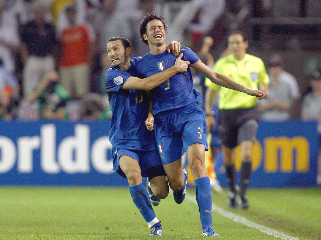 Fabio Grosso scores v Germany