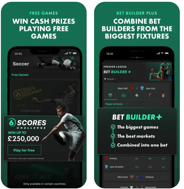 bet365 app for football betting UK