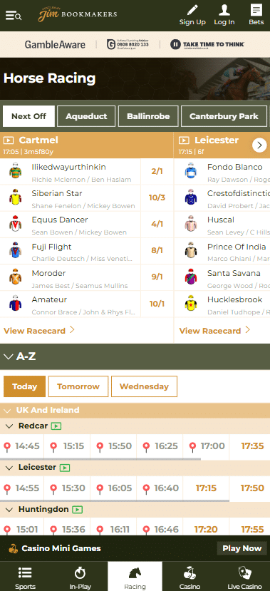 Gentleman Jim horse racing 