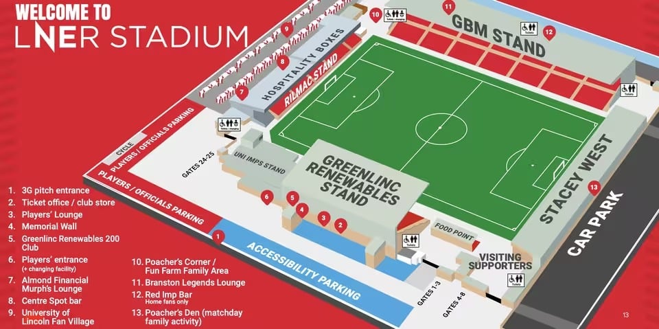 lner stadium seating plan