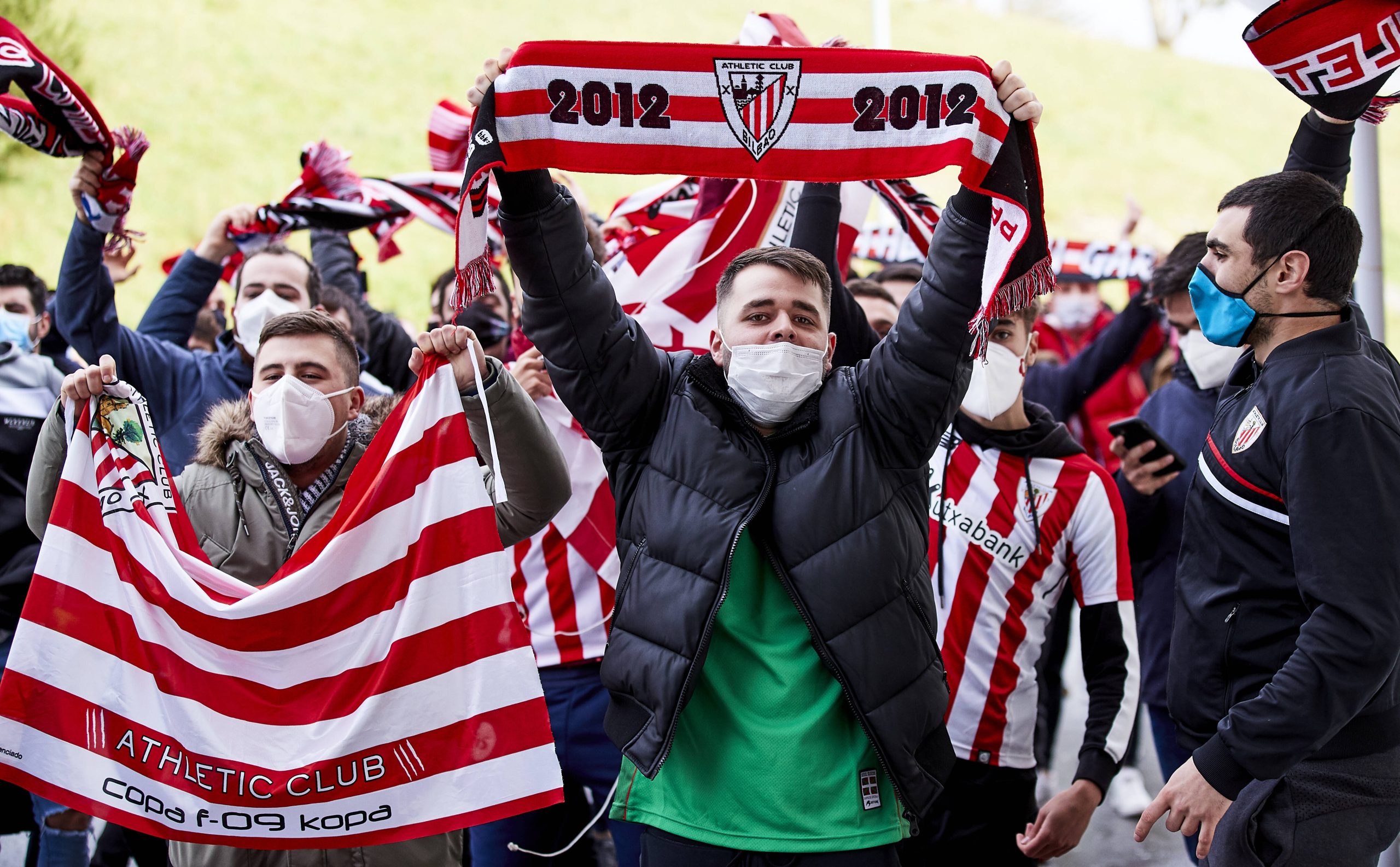 San Mames Stadium tifos