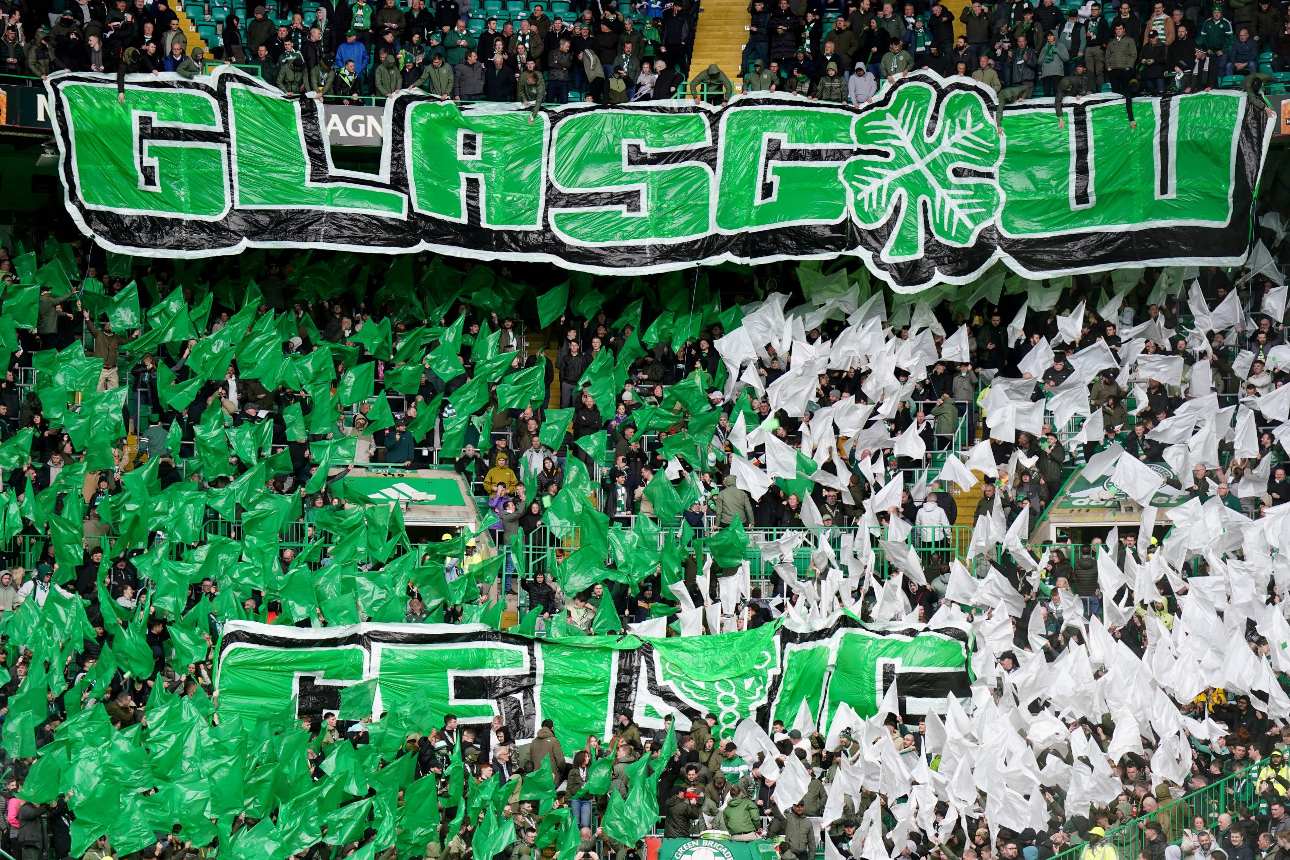 Celtic Park tifos