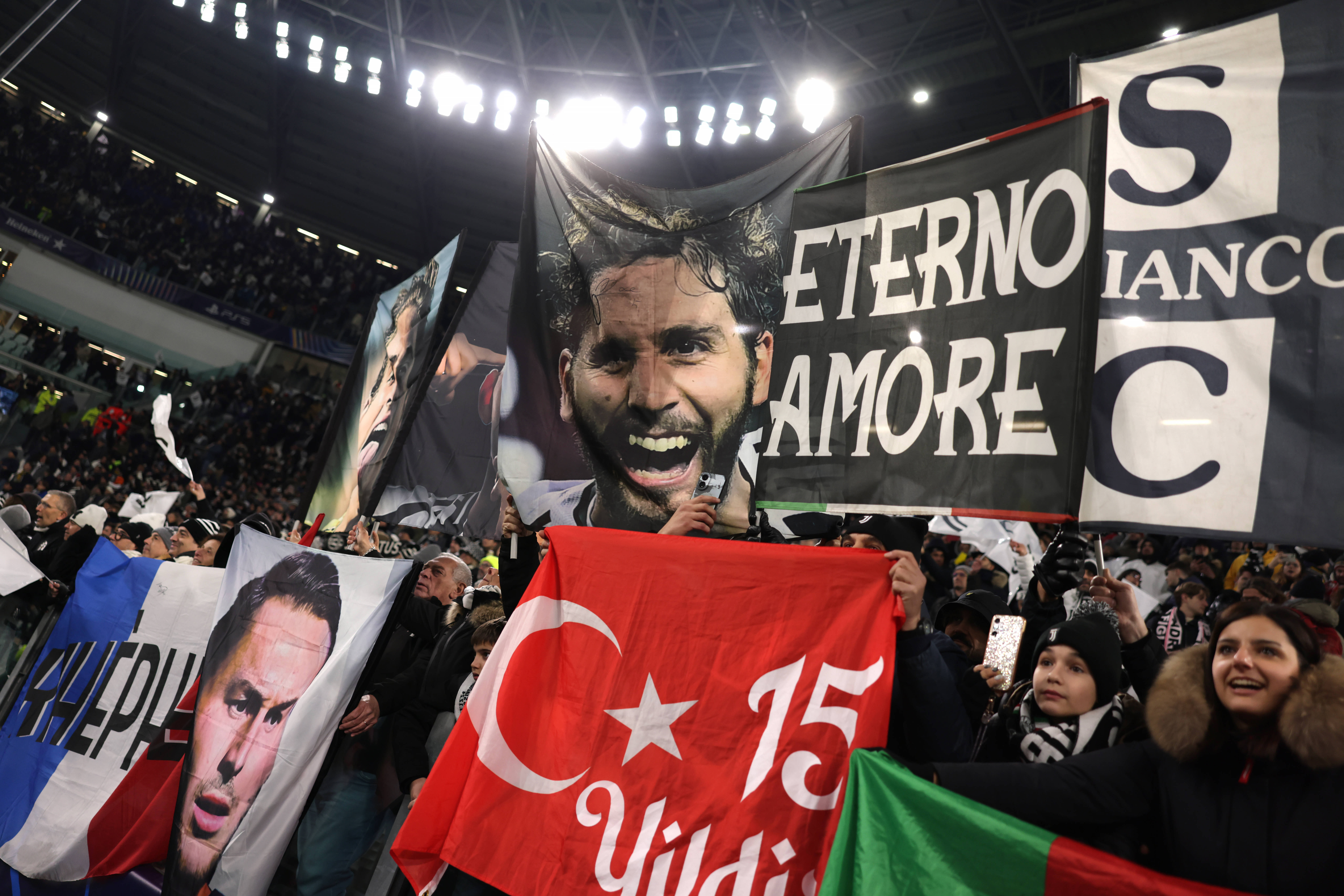 Allianz Stadium tifos