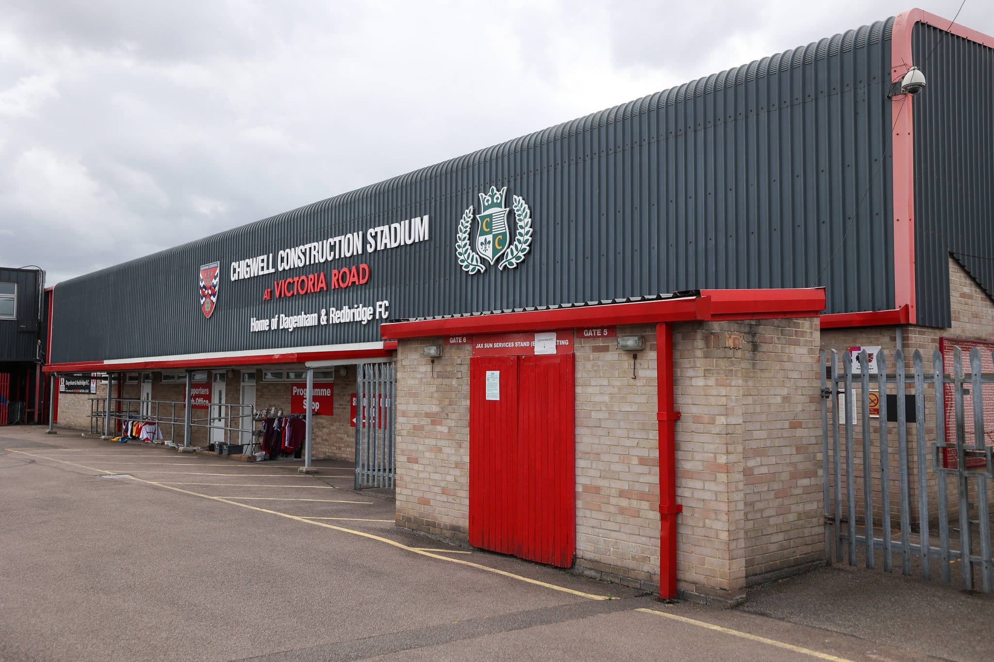 Chigwell Construction Stadium entrance.
