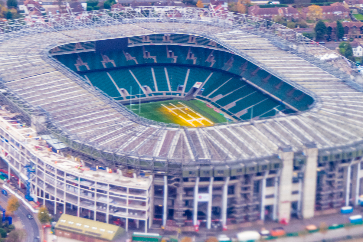 Twickenham Stadium aerial view