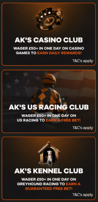 Promotions for existing customers