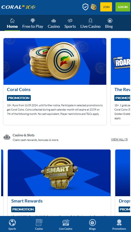 coral review ongoing promotions