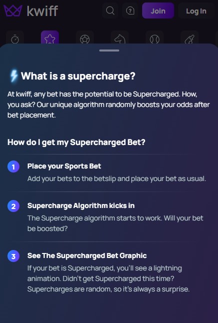 kwiff supercharged odds explained