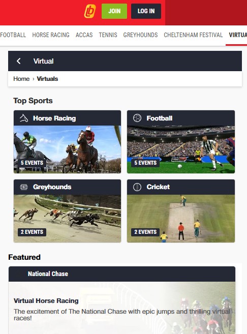 ladbrokes review: top virtual sports