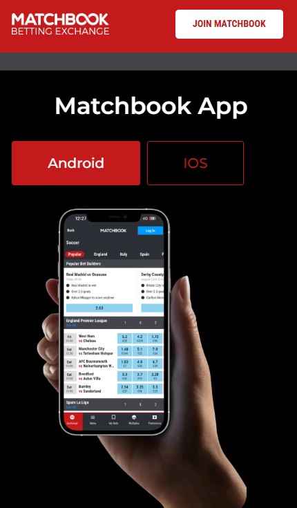 matchbook app for android and ios