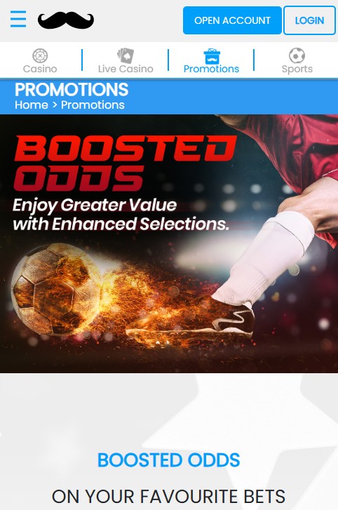 mr play boosted odds promotion