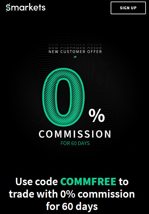 smarkets 0% commission trade offer for 60 days