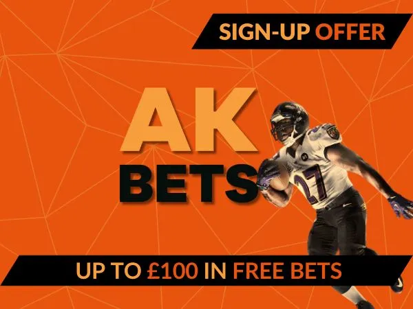 AK Bets sign up offer (March 2026): Get a &pound;100 winnings boost