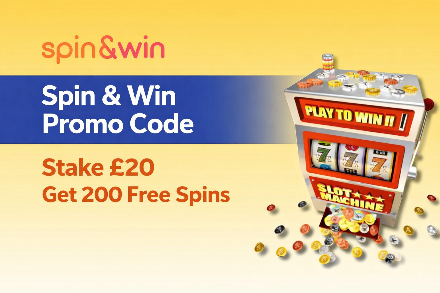 Spin and win promo