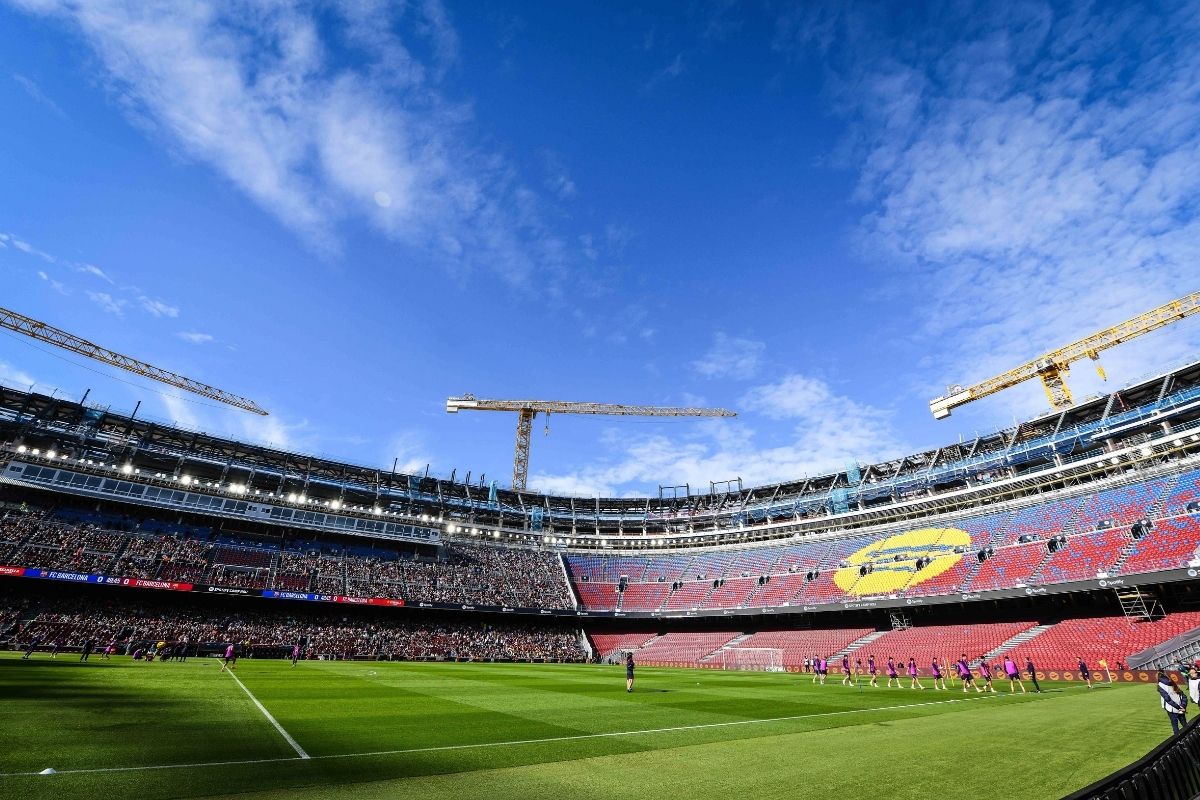 Barcelona hold open training session at Camp Nou