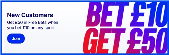 Betfred bet &pound;10 get &pound;50