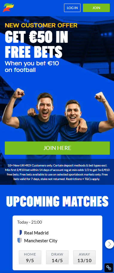Coral sign up offer: Get &pound;50 Free Bets