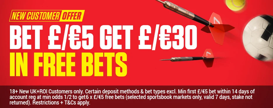 Ladbrokes Sports Betting Bonus BET £5 GET £30