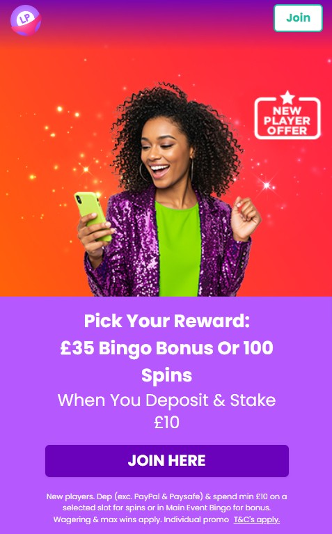 lucky pants bingo review and welcome offer