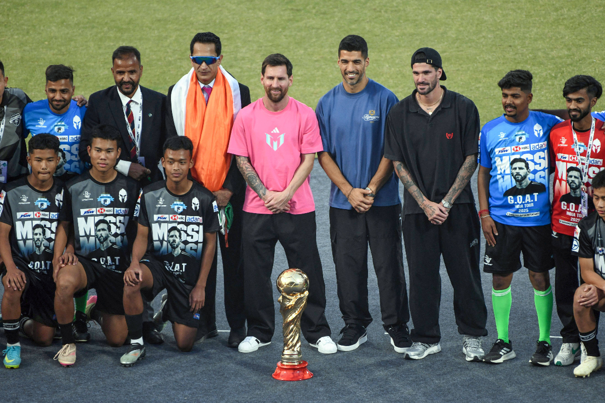 Lionel Messi visit descends into chaos as fans riot at Kolkata stadium during India tour 1 Lionel Messi wraps up India tour with Delhi visit at Arun Jaitley Stadium