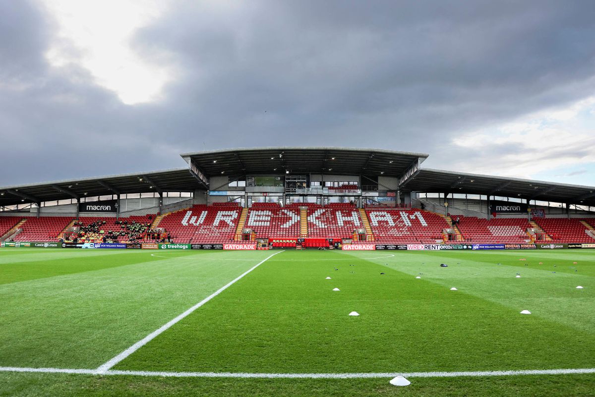 Watch as latest drone footage shows major development in Wrexham&rsquo;s Kop Stand redevelopment