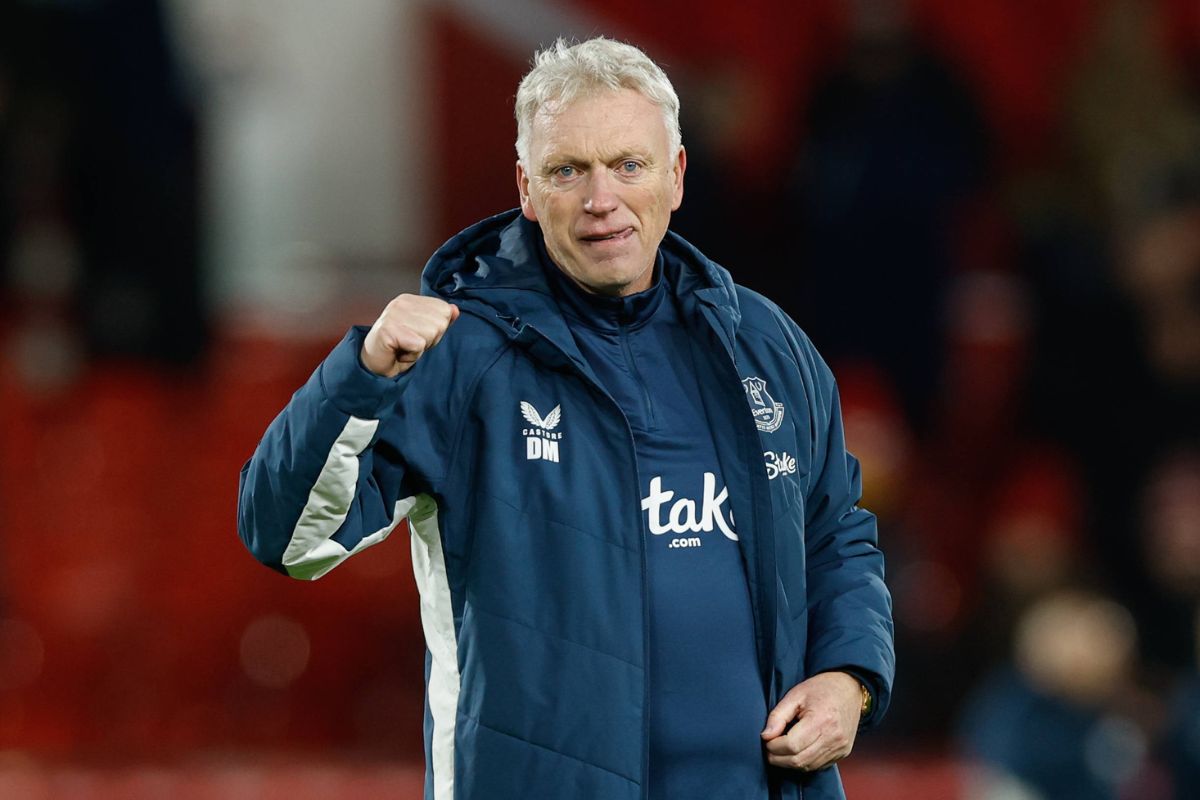 Everton manager David Moyes on December 30, 2025