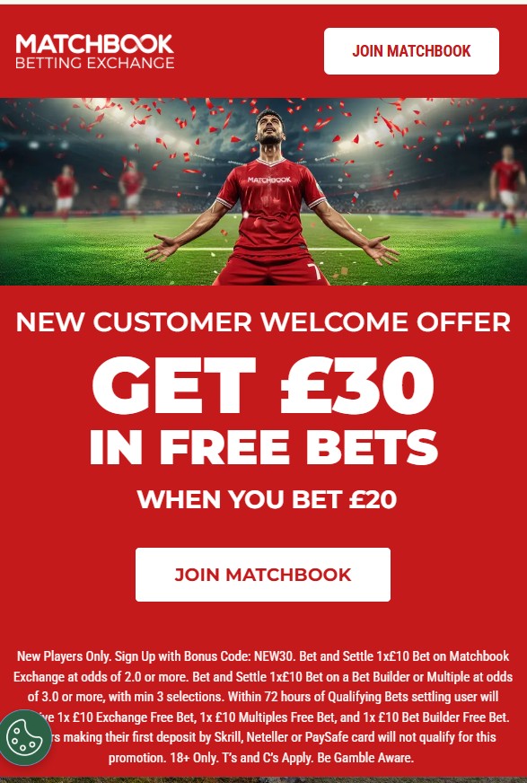 Matchbook sign up offer