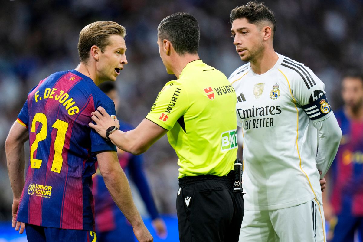 Ranked: The biggest and fiercest rivalries in Spanish football 2 Barcelona's Frenkie de Jong and Real Madrid's Federico Valverde