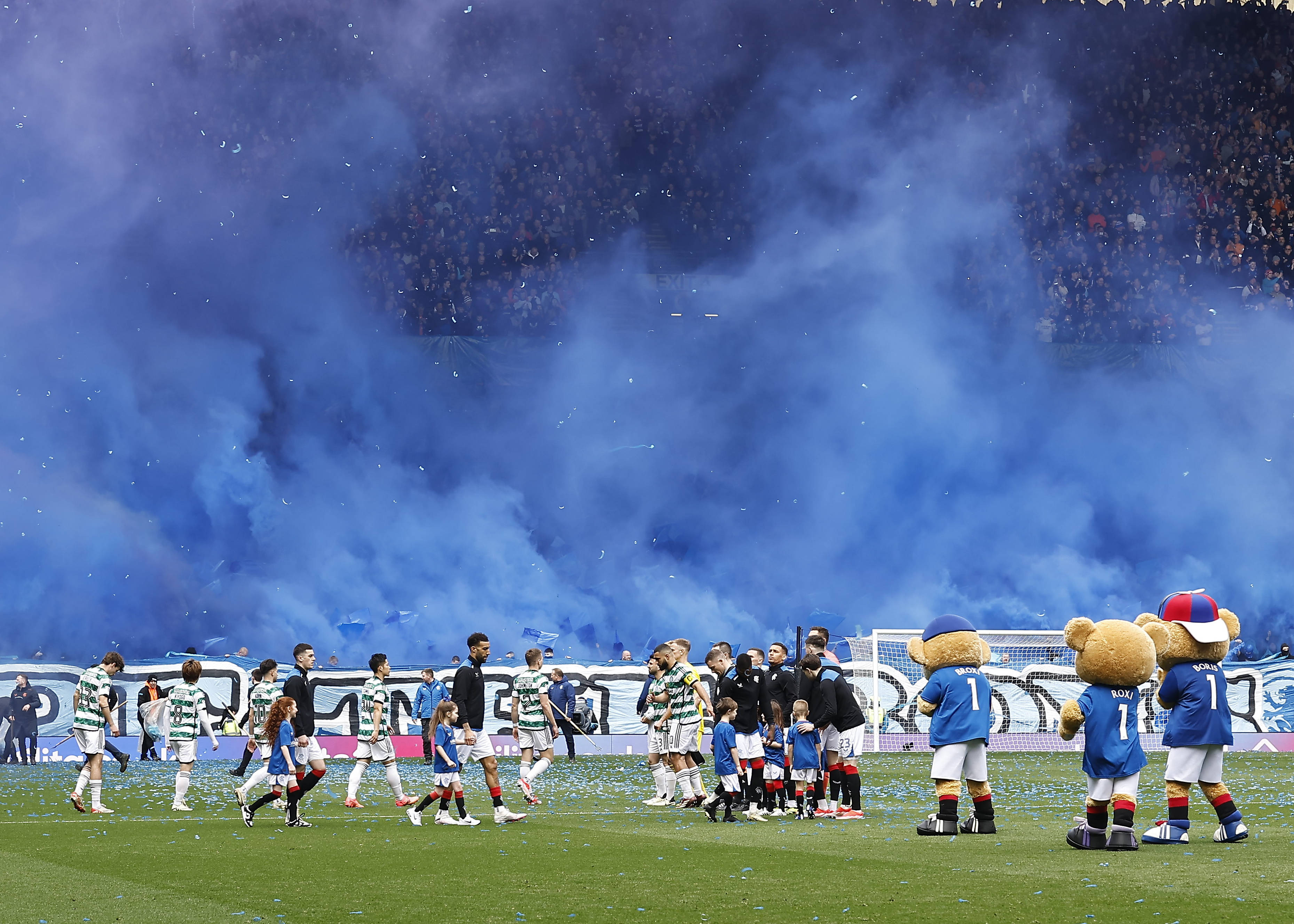 Rangers vs Celtic in the Scottish Premiership