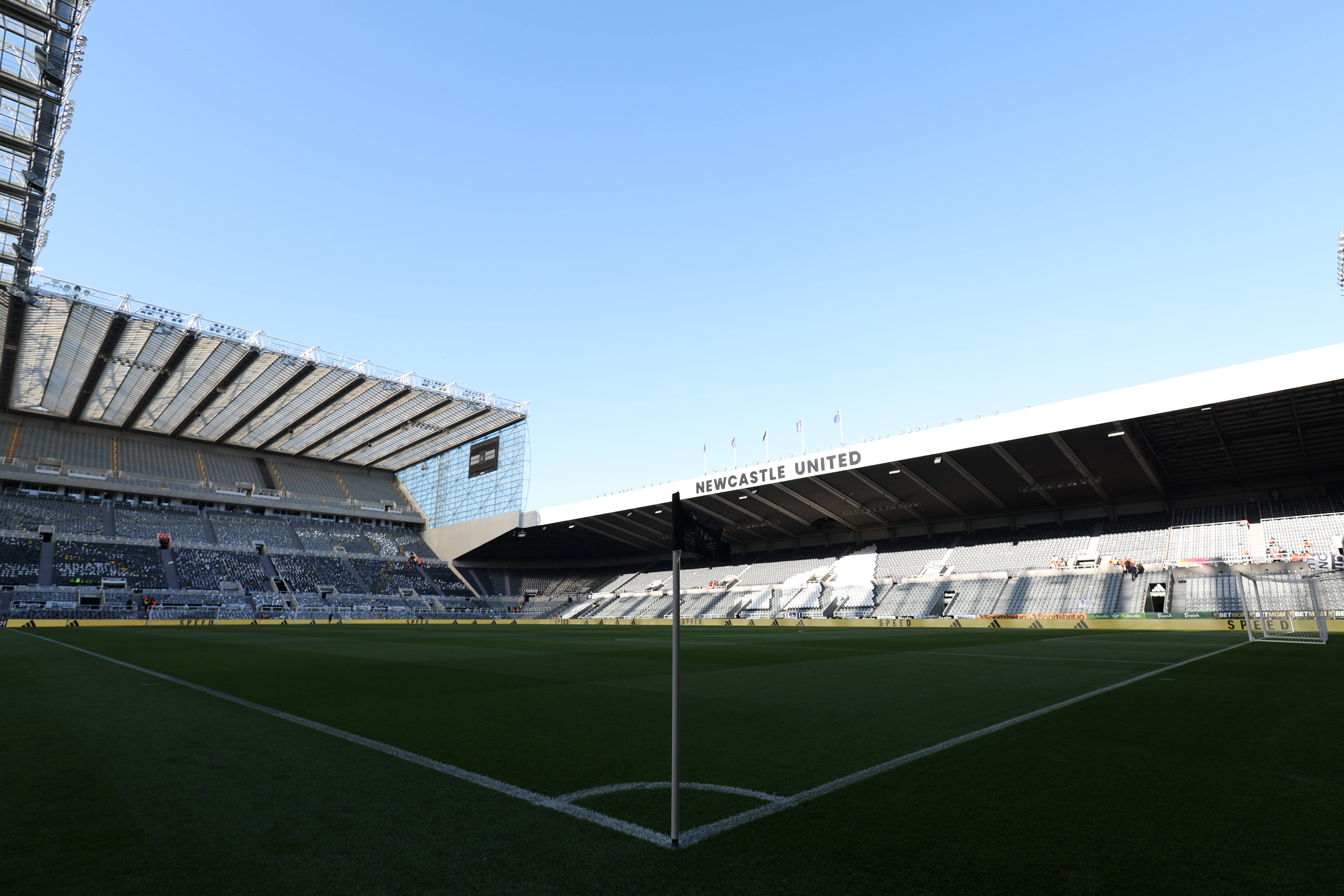 General view inside St James' Park