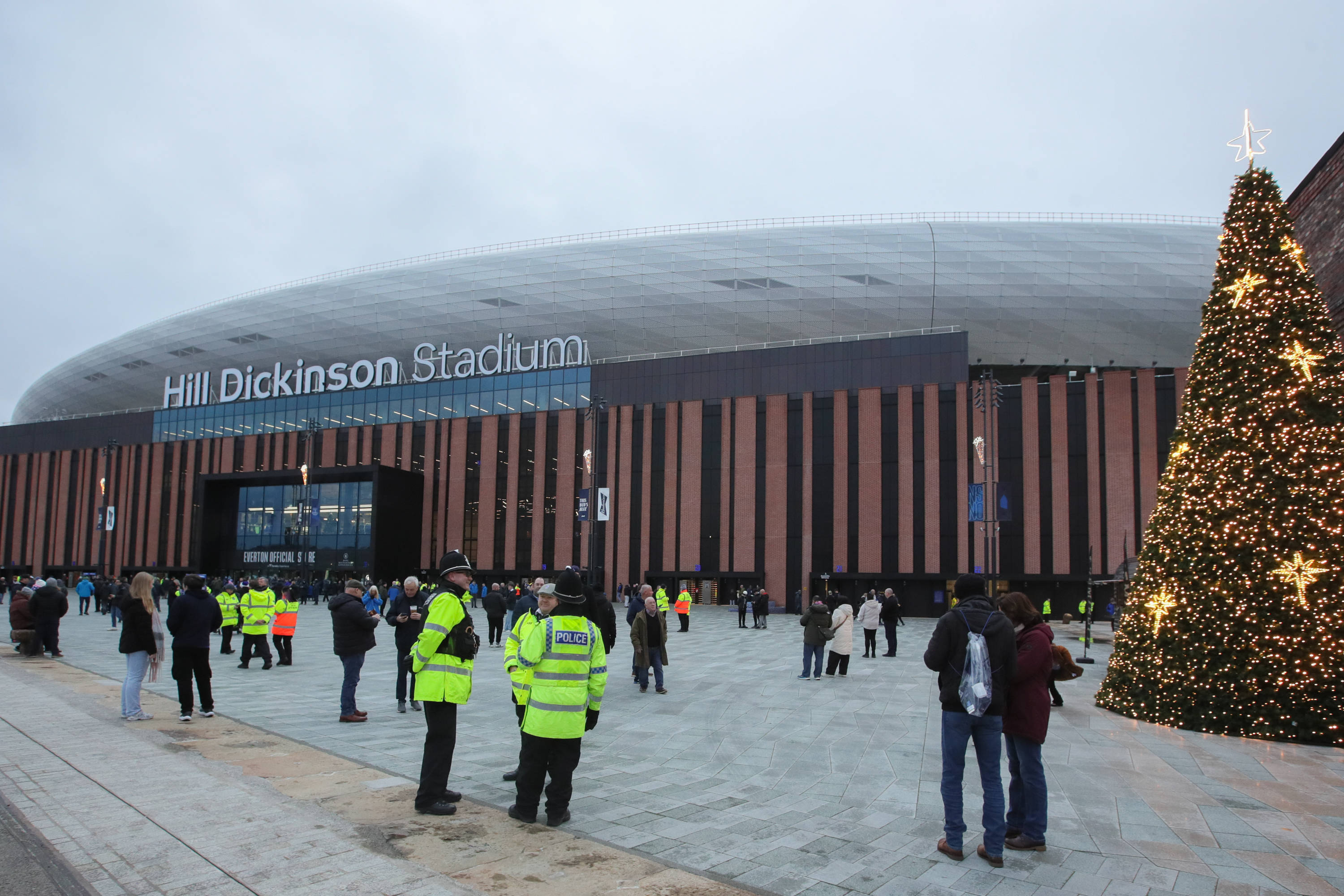 A general view outside of the Hill Dickinson Stadium
