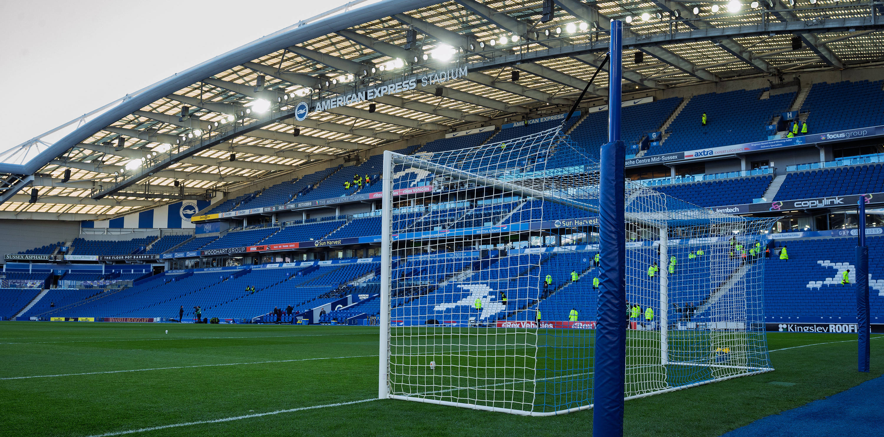 The view inside the American Express Stadium