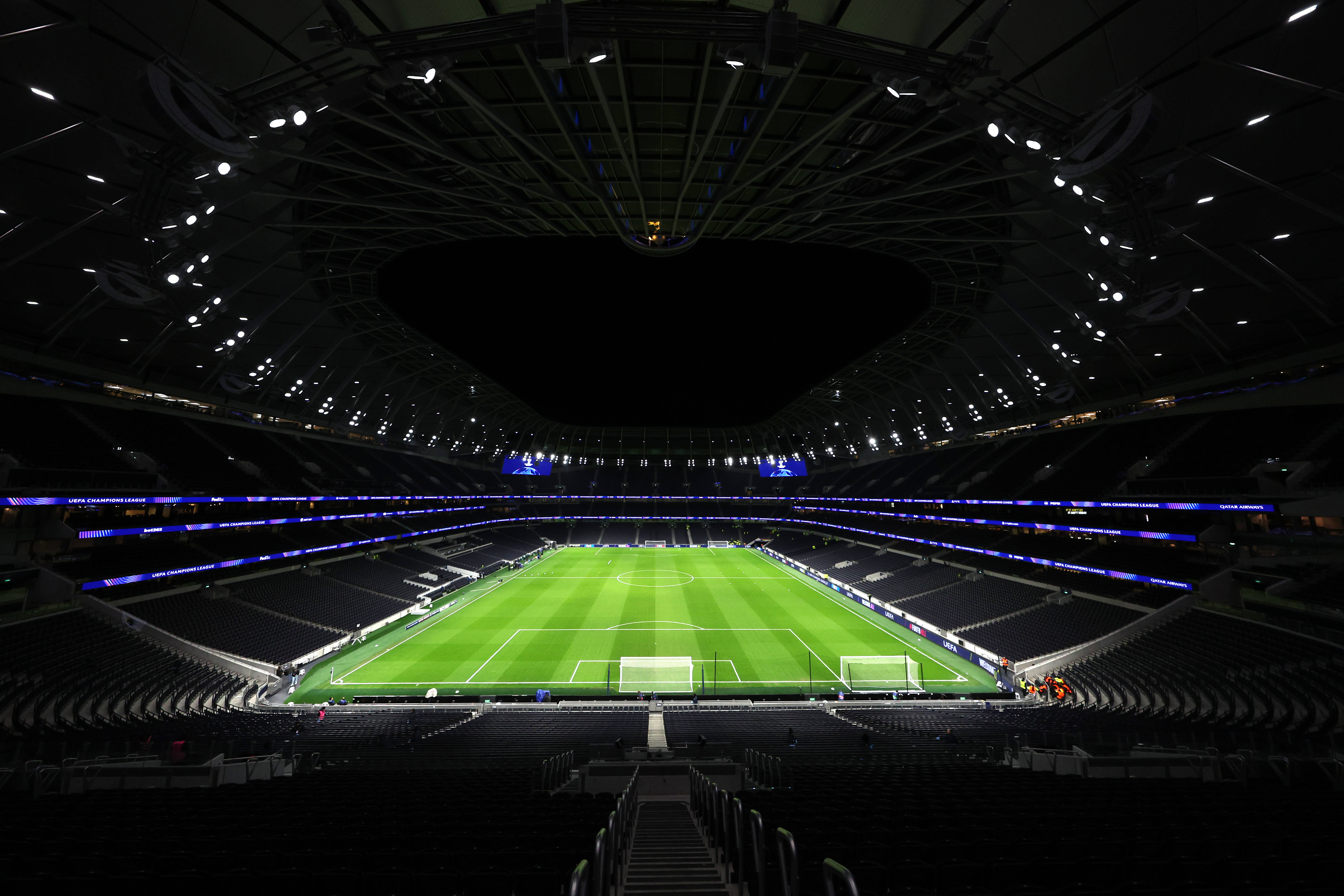 Where to Stay Near Tottenham Hotspur Stadium 2026: Best Hotels and Accommodation for Fans 1 General view inside the Tottenham Hotspur Stadium at night