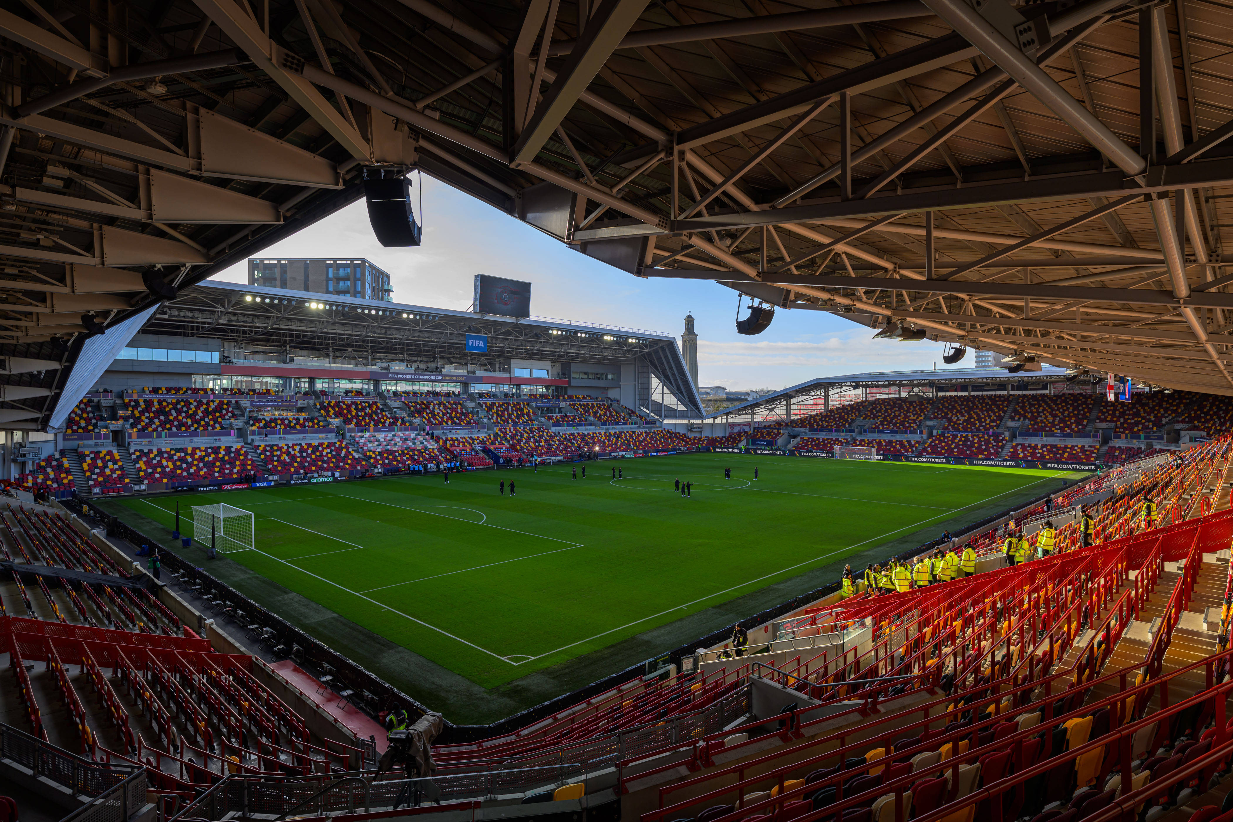 General view inside Gtech Community Stadium